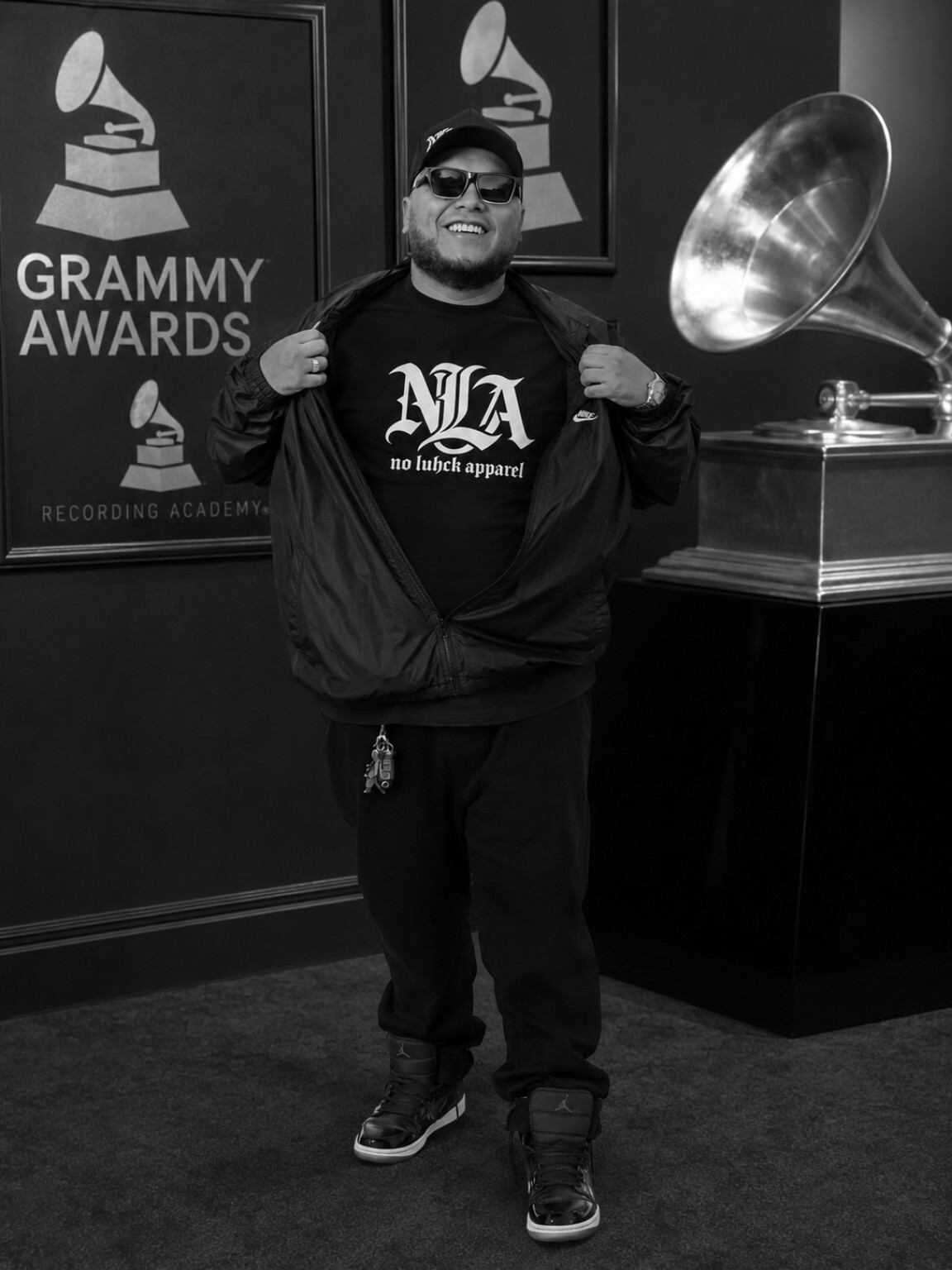 No Luhck Apparel on the Grammy red carpet